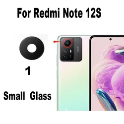 Premium Back Camera Lens Glass with Frame Cover Holder Replacement (1 small)
