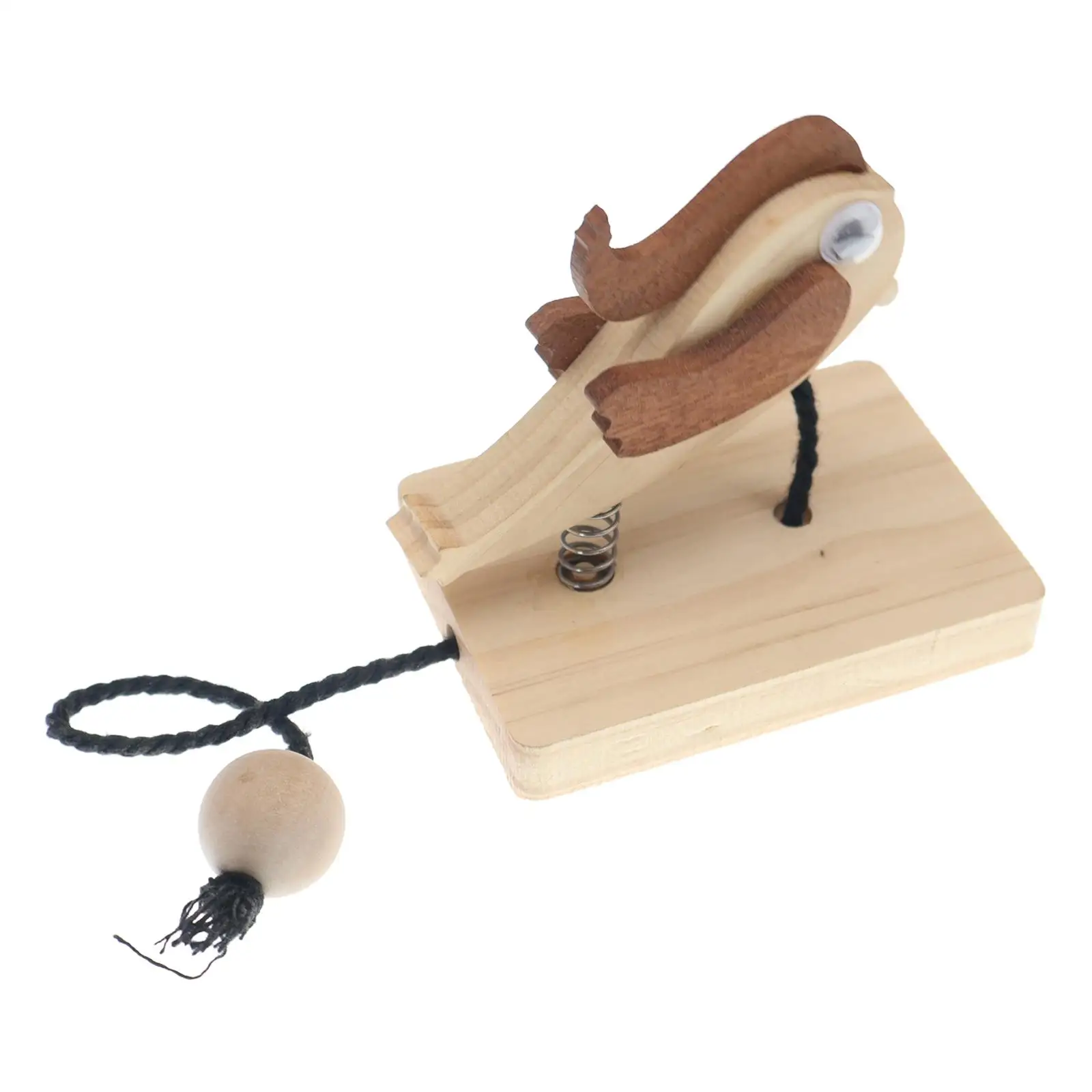 

Деревянный дверной звонок в виде птицы