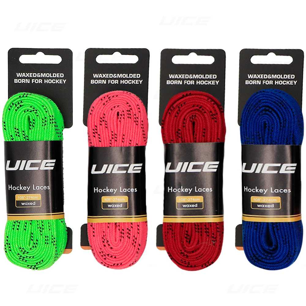 Ice Hockey Skate Laces 84-120in Nylon Dual Layer Braid For Sports Roller Derby Skates Skates Boots Ice Hockey Skates Shoe 5