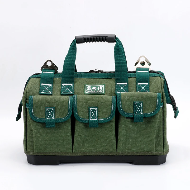 

NEW Durable Thick Canvas Pouch Tool Bags Storage Organizer Instrument Case Portable For Electrical Tool Tote Bag Multi Case