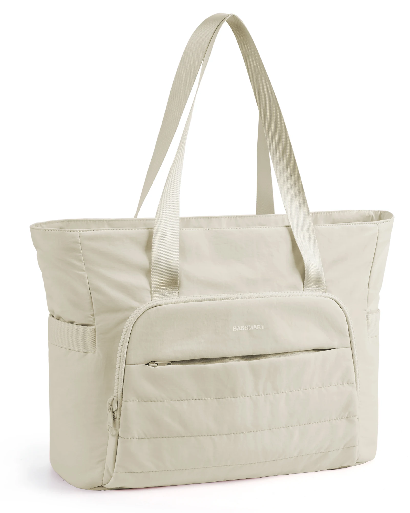 Easyso Zippered Tote Bag For Women - Lightweight Gym & Work Bag With Yoga Mat Strap