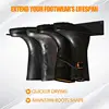 Wall Hanging Long Boots Holder Rack Space Saving Metal Wall Mount Shoes Rack Dust-Proof Short Boots Storage Racks For Home 4