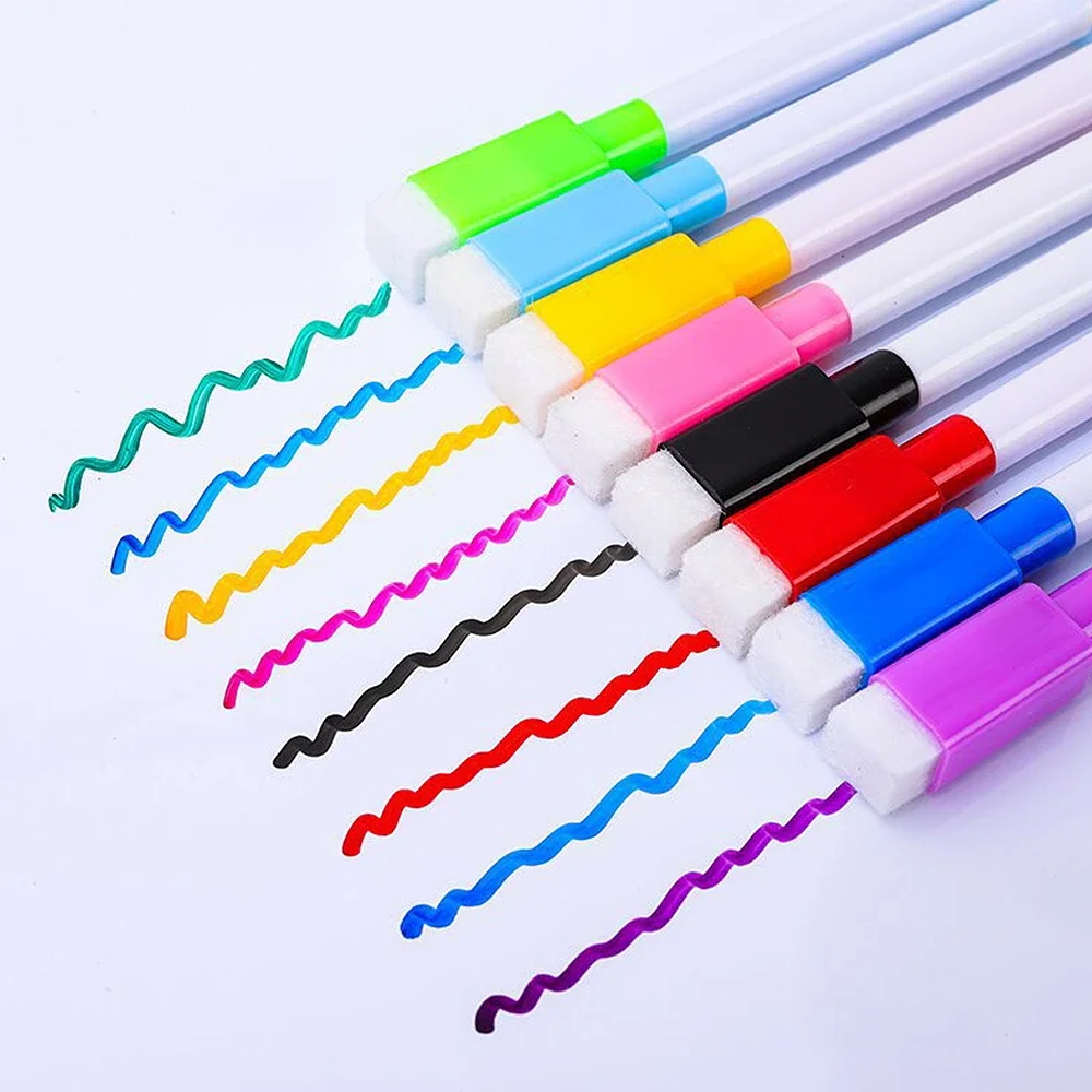 Magical Water Painting Pen Whiteboard Markers Floating Ink Pen Doodle Water Pens Montessori Early Education Toy Art Supplies