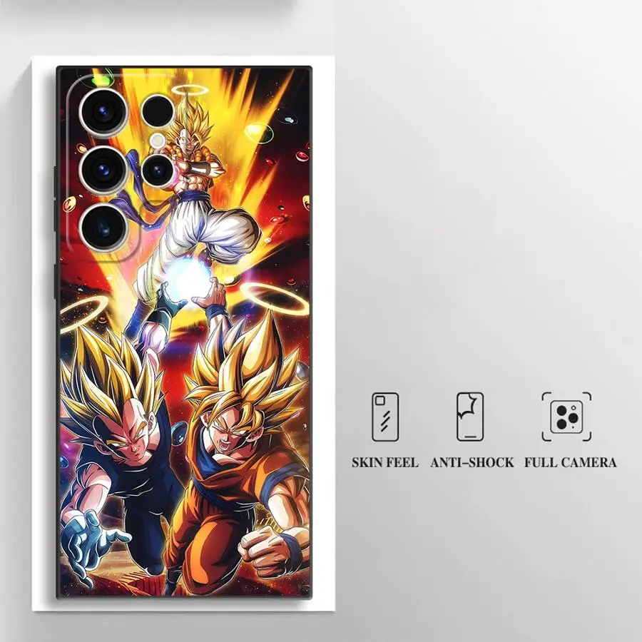 Vibrant Dragons Anime Art Soft Phone Case