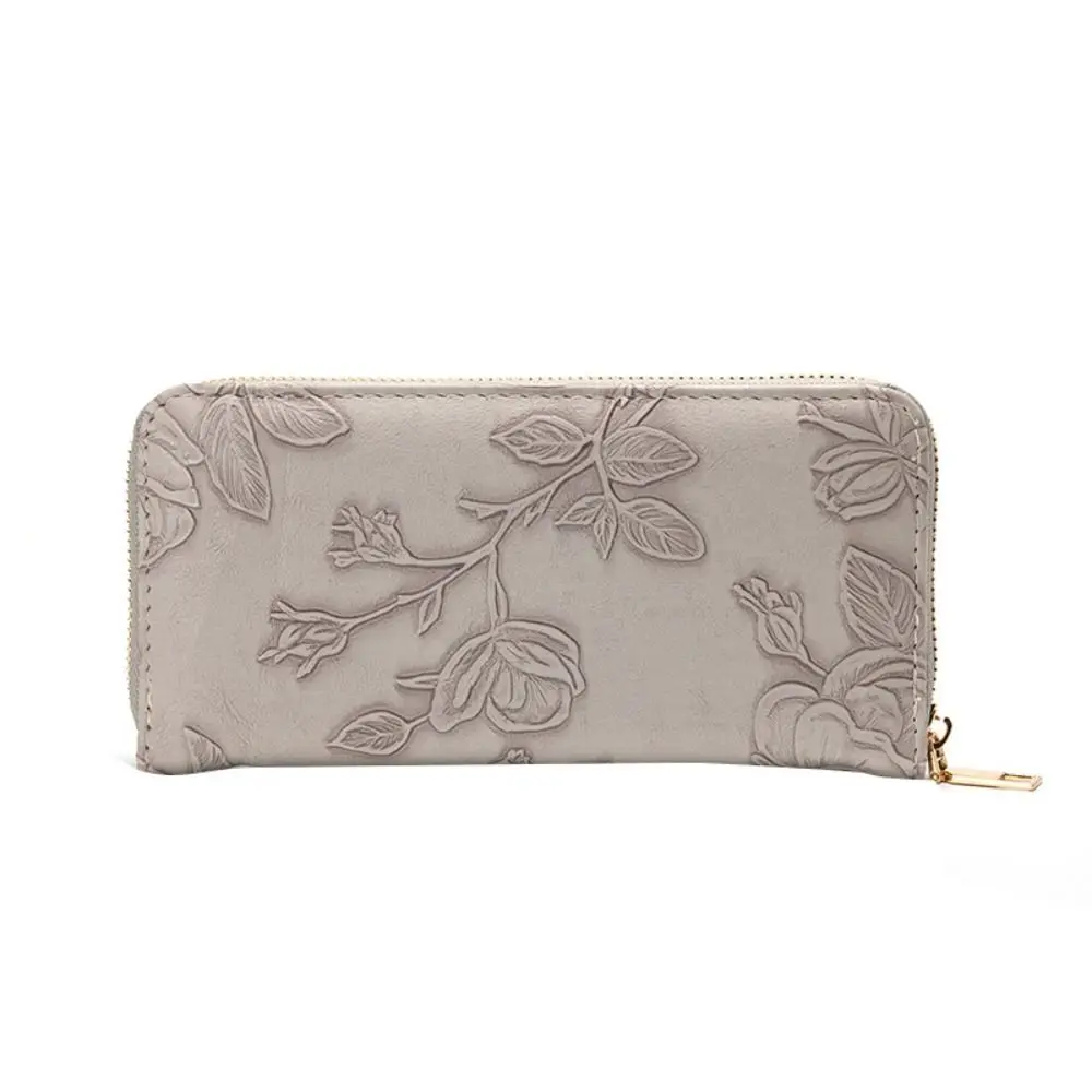 New Long Wallet Large Capacity Phone Bag Fashionable Zipper Wallet Multi Card Handheld Bag Simple