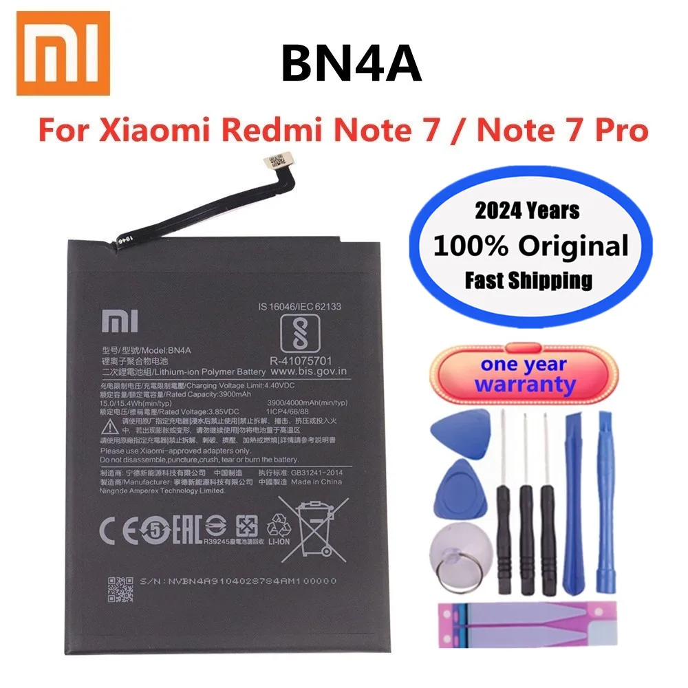 

Аккумулятор BN4A для Xiaomi Redmi Note 7 Note7 Pro M1901F7C, 2024 мАч