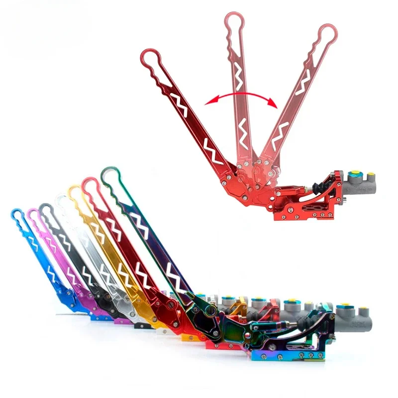 Racing Handbrake Universal Car Hydraulic Handbrake Racing Hand Brake Parking Rally Lever Vertical Horizontal Drift Handbrake Car Accessories