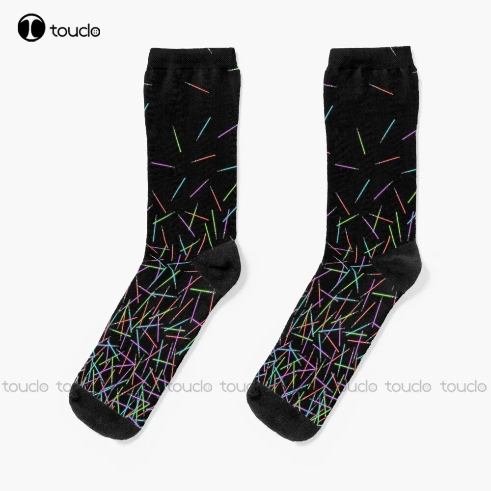 

It'S Raining Lightsabers - Dark Socks Men Socks Christmas Gift Unisex Adult Teen Youth Socks Custom 360° Digital Print Women Men