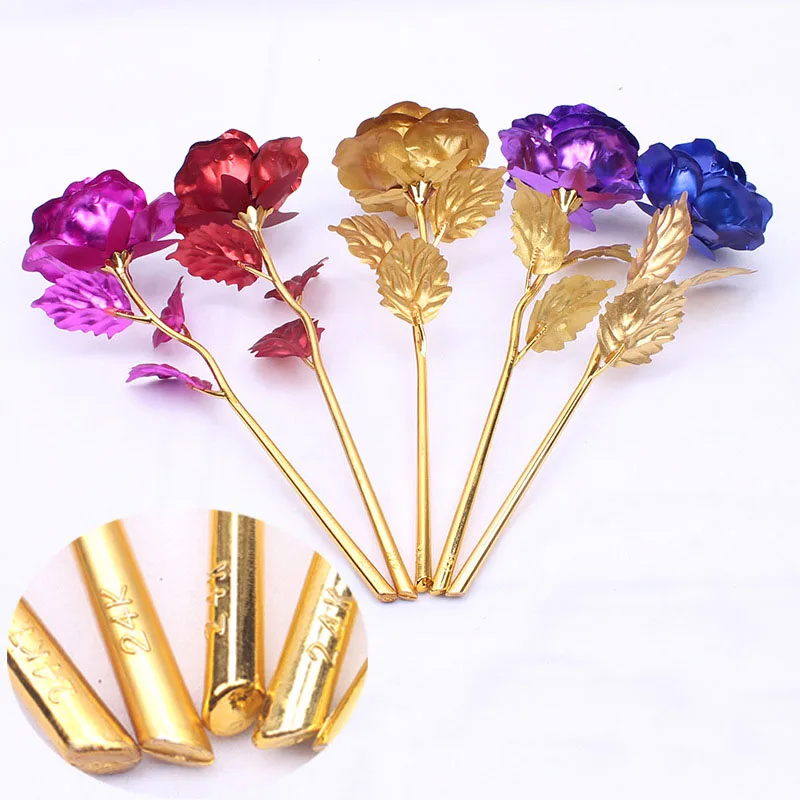 Luxurious 24k Gold-Plated Rose with Elegant Gift Box
