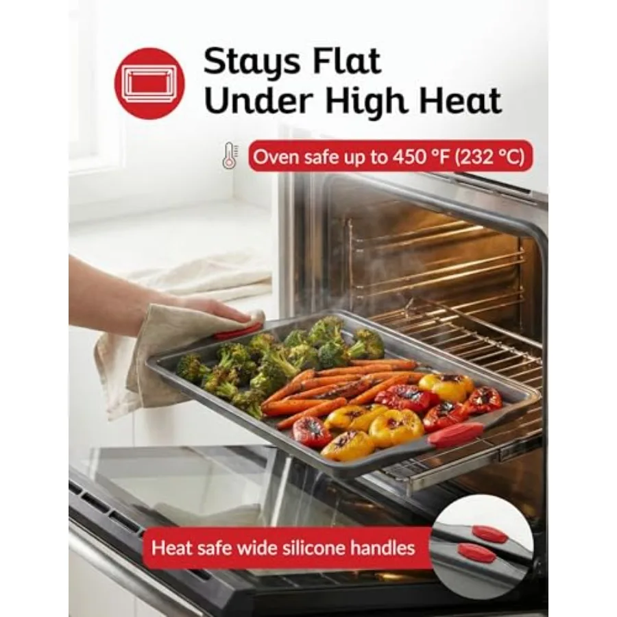 Nonstick Baking Sheet Pan Set (3-Piece) 3