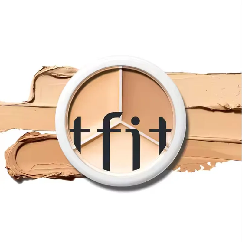 Korea Tfit 3 Color Concealer Palette Professional Makeup Face Eye Contour Face Spot Concealer Dark Circle Correcting Makeup liquid concealer makeup concealer waterproof concealer face concealer concealer palette concealer foundation cream