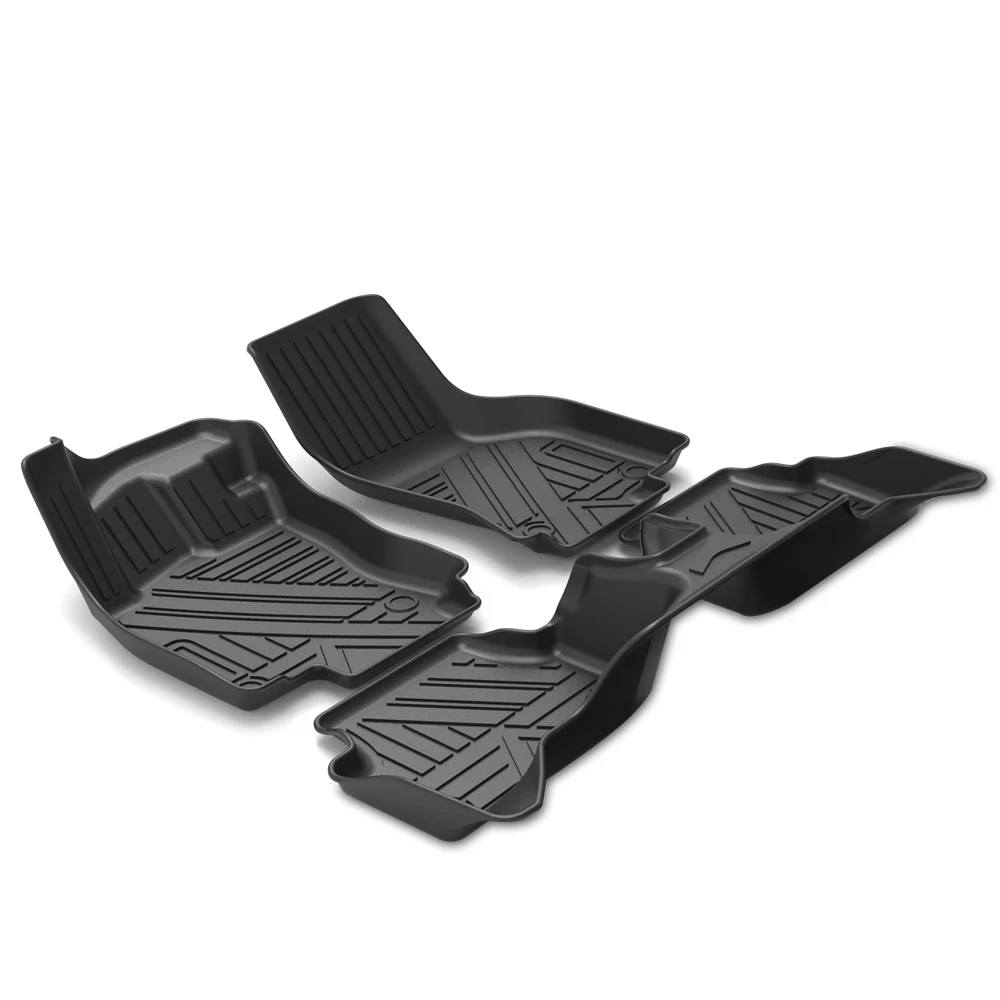 Tappetini In Velluto Su Misura Per BMW IX1 (U11) Dal 2022 - Set Di 4 Pezzi, Colore Nero, Alta Qualità 850g/m²