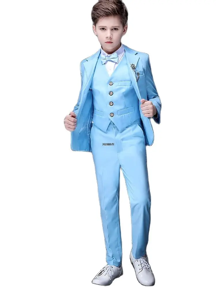 Wedding Dress Child Blue Wedding Suits Children Child Boy Wedding