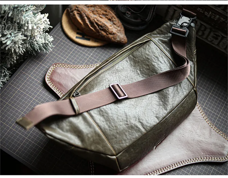 PNDME Megmunkalás évjárat Fényűzés Vérbeli bőrből men's large-capacity mellkasi Zsák Lezser Tervező Lágy valós Vastag korbács biss crossbody Hosszúnadrág