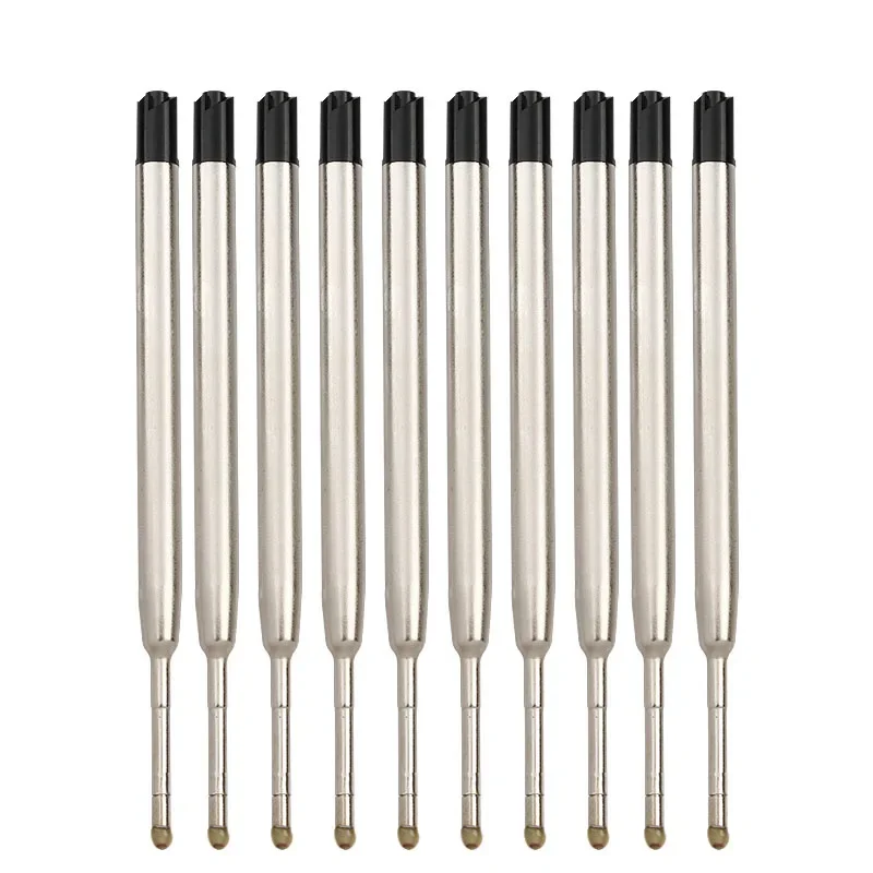 Ballpoint Pen Refill Set - Medium Point, Assorted Colors, Metal Ink Rods, 3.9-Inch Length