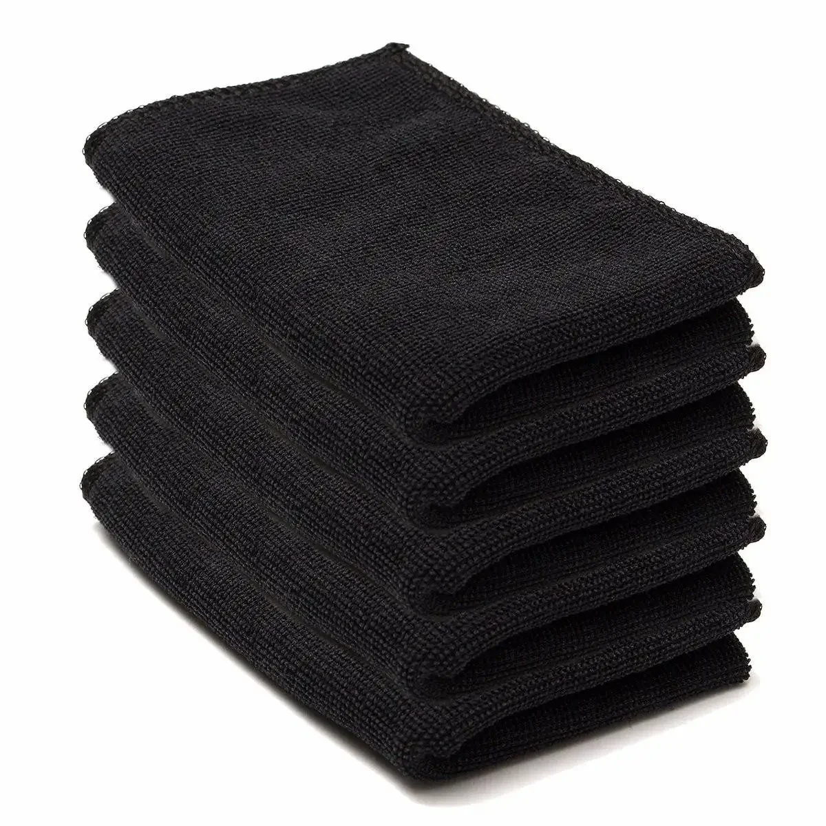 

Car 20pcs/set Care Polishing Wash Towels Microfibers Car Detailing Cleaning Soft Cloths Home Window 30x40cm Black