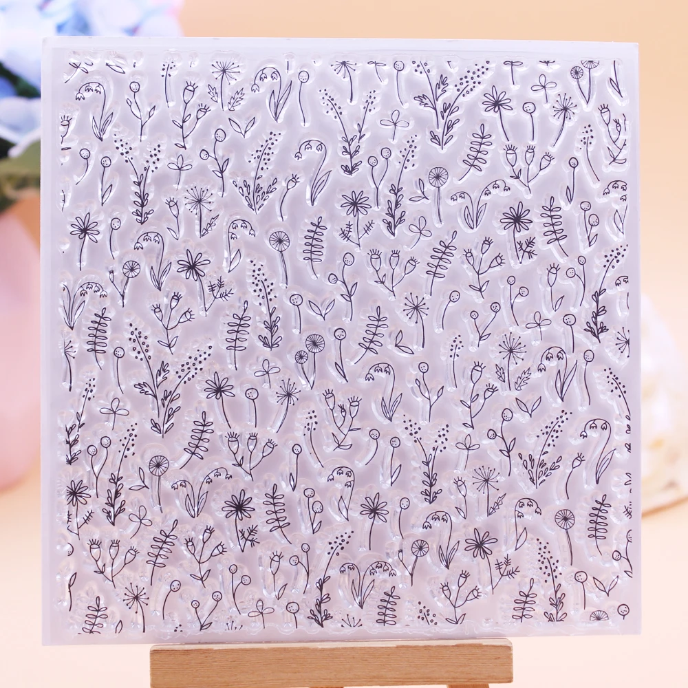 KWELLAM Tampons Transparents En Forme De Fleurs Pour La Fabrication De Cartes, La Décoration Et Le Scrapbooking