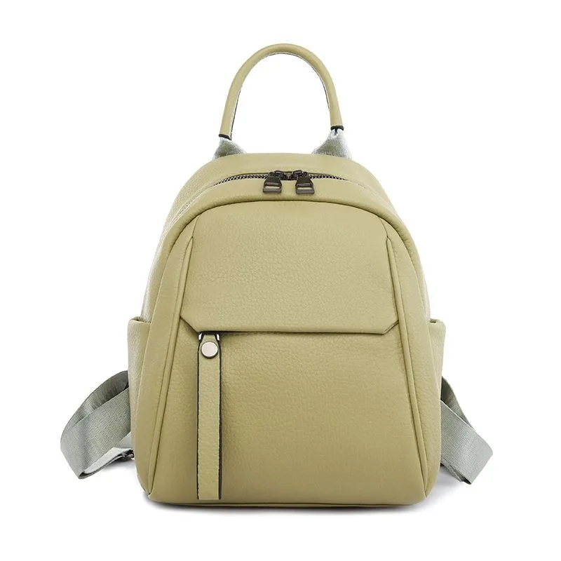 2024 New Spring Outing Backpack for Women with A Sense of Luxury Light Luxury Small Size Retro Backpacks Macaron Color Backpacks
