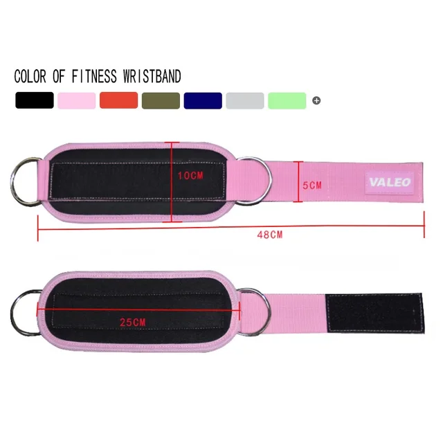 1PCS Ankle Straps Gym Anklet Pulley Ankle Strap Bodybuilding Leg Train Holder Gym Pulley Wristband HJH02 2