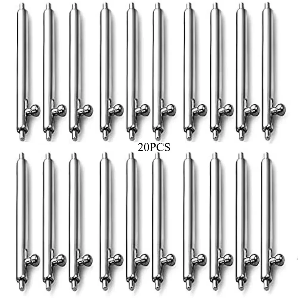 20pcs Quick Release Watchband Spring Pins - 1.5mm & 1.8mm Diameter Strap Accessories