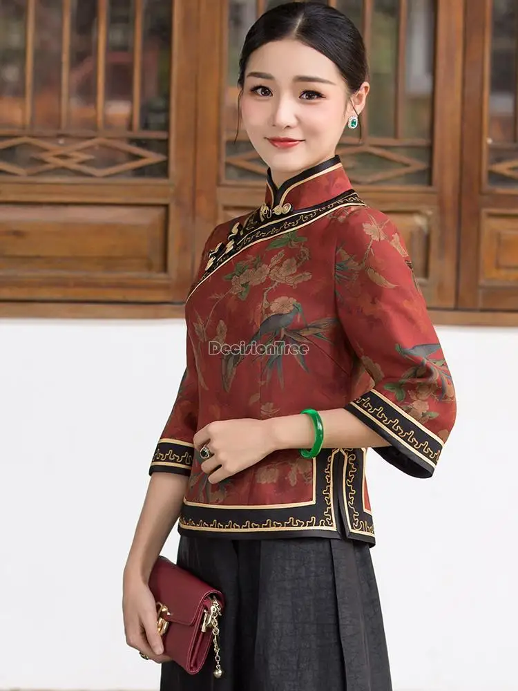 Haut Traditionnel Chinois Femme Costume Tang Chinois