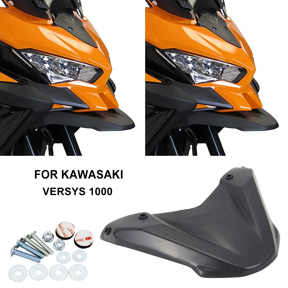 

Motorcycle Accessorie Front Beak Fairing Extension Wheel Extender Cover For Kawasaki Versys 1000 SE S VERSYS1000 2019 2020 2021