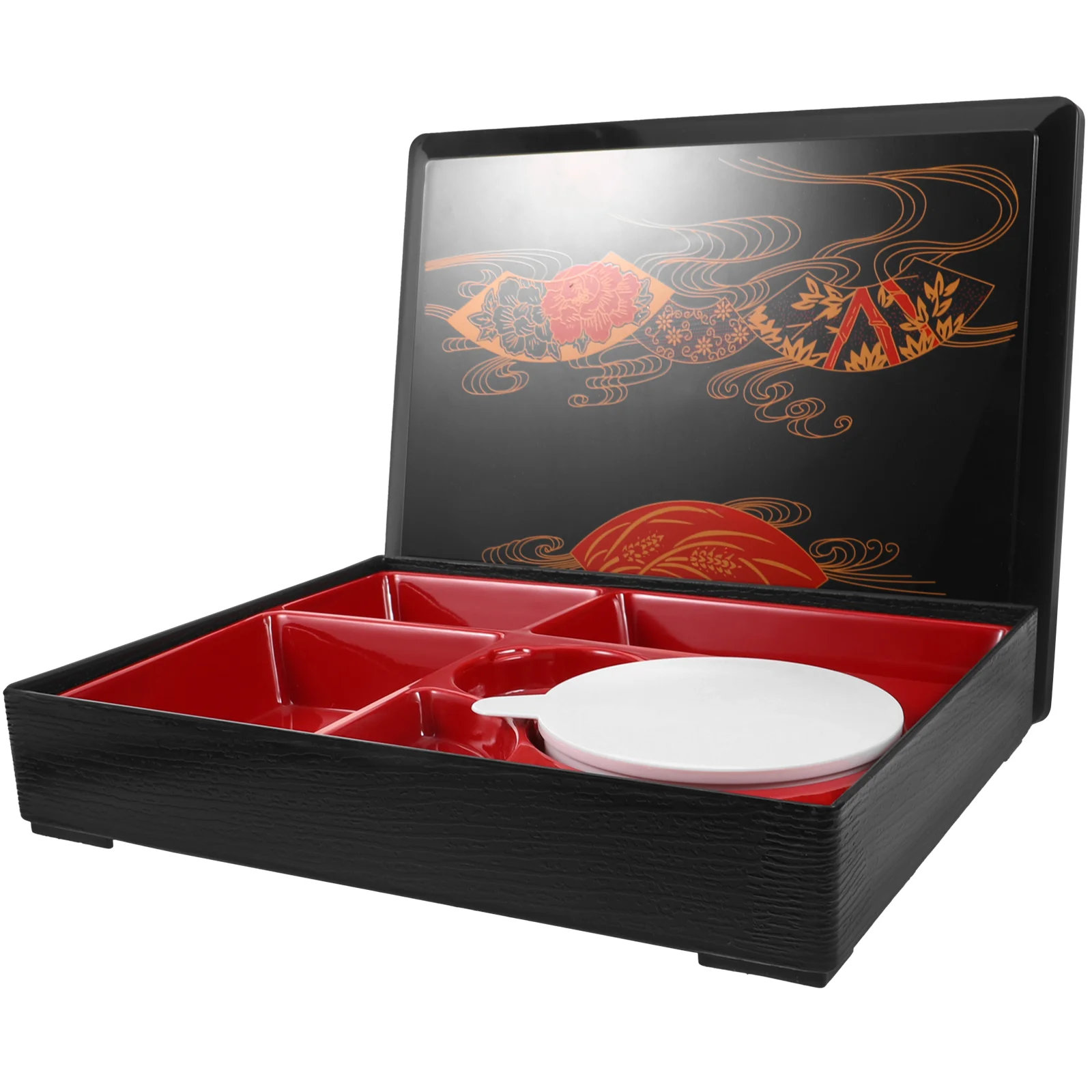 

Japanese Bento Box Snack Box Gift Box Traditional Bento Box Desert Box Reusable Sushi Tray