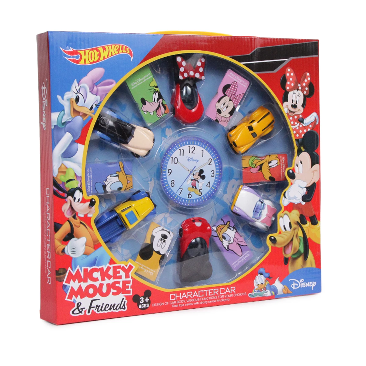 

Hot Wheels Disney Mickey Mouse & Friends Character Mickey Minnie Metal Die Casting Model Cars Children's Collectible Gifts