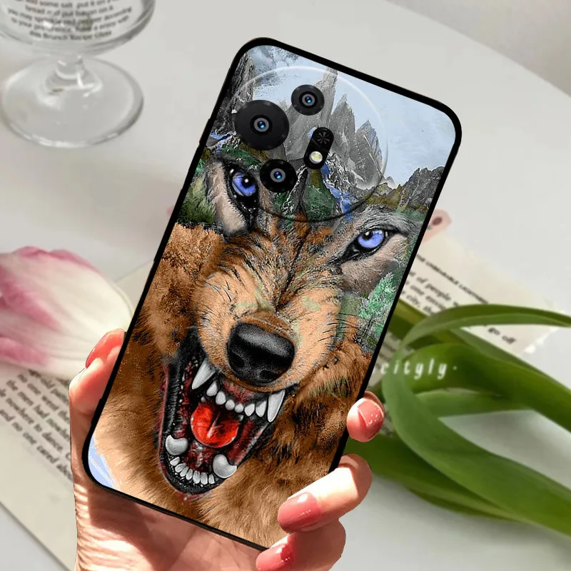 TCL 50 XL Shockproof Soft TPU Silicone Phone Cover - Cartoon Animal Design