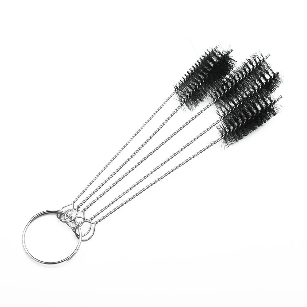 

Washing Long Handle Tube Brush Tool Multi-function Glass Pipe Flexible 2-5mm Household Bottle 5 pcs/set 5x Wire