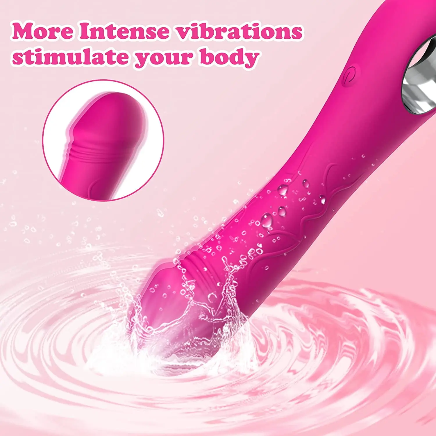 Leistungsstarker G-Punkt-Vibrator, weiblicher Nippel-Klitoris-Stimulator, schneller Orgasmus, weicher Dildo, Massagegerät für Erwachsene, Sex_voghion.com
