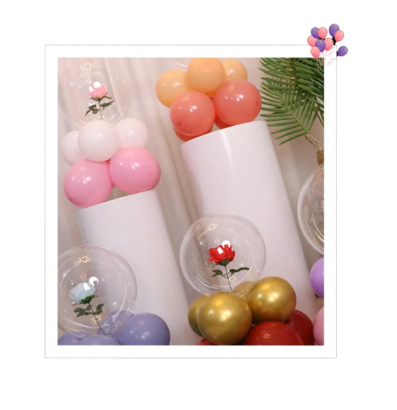 Inflatable Bobo Balloon 50pc 12/18/20/24/36 inch Transparent Globes Birthday Party Supplies Wedding Baby Shower Decor