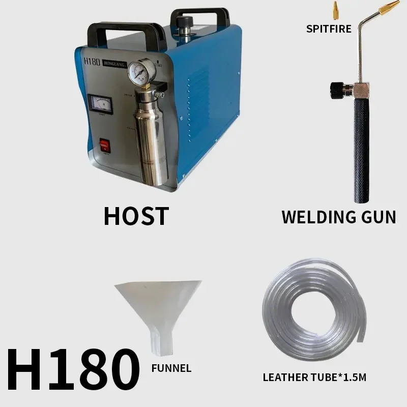 220V Acrylic Flame Polishing Machine H160/H180 Plexiglass Acrylic Electrolysis Water Welding Machine Hydrogen Oxygen Generator 2