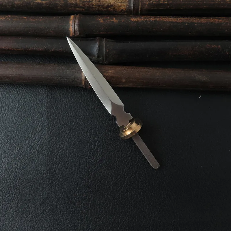 Stainless Steel Tea Knife 420 Stainless Steel Embryo Tea Sword 1Set