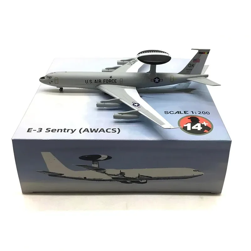 Моделирование 1/200e-3, Sentry, Awacs, Боинг, ранняя модель искусственного самолета, Детская игрушечная Коллекционная модель самолета