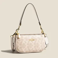 Sac sous les bras en cuir PU pour femmes, sac à bandoulière rétro imprimé Floral, sac à main de luxe de styliste élégant pour dames 6