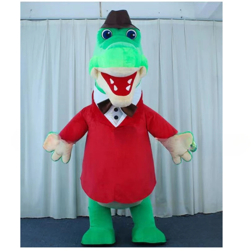 

Inflatable Crocodile 2023 New Character Russia Giant Cosplay Party Costume Carnival Halloween Christmas Easter Adult