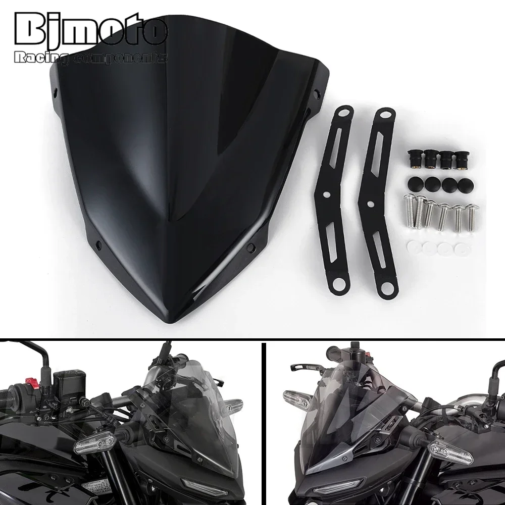 

MT 03 25 Windshield Windscreen For Yamaha MT-03 MT25 MT-25 MT03 2020-2021 2022 2023 Motorbikes Deflector Wind screen