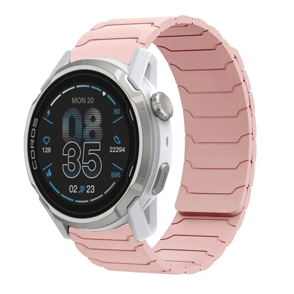 Magnetic Silicone Sport Strap - 20/22mm - Versatile Fitness Watch Band Bracelet