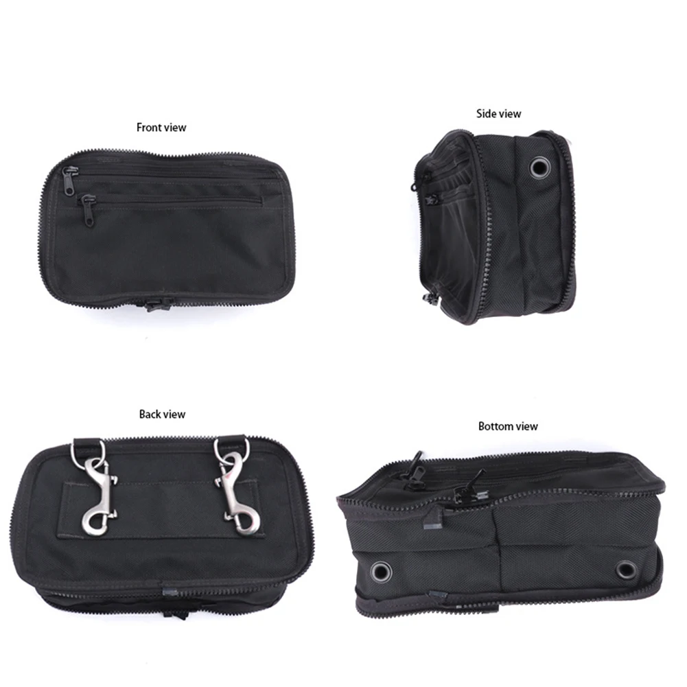 

Storage Pouch Sidemount Pouch Bag Black 25*15*8cm Accessories BCD Side Mount Scuba Diving Storage Pocket Durable