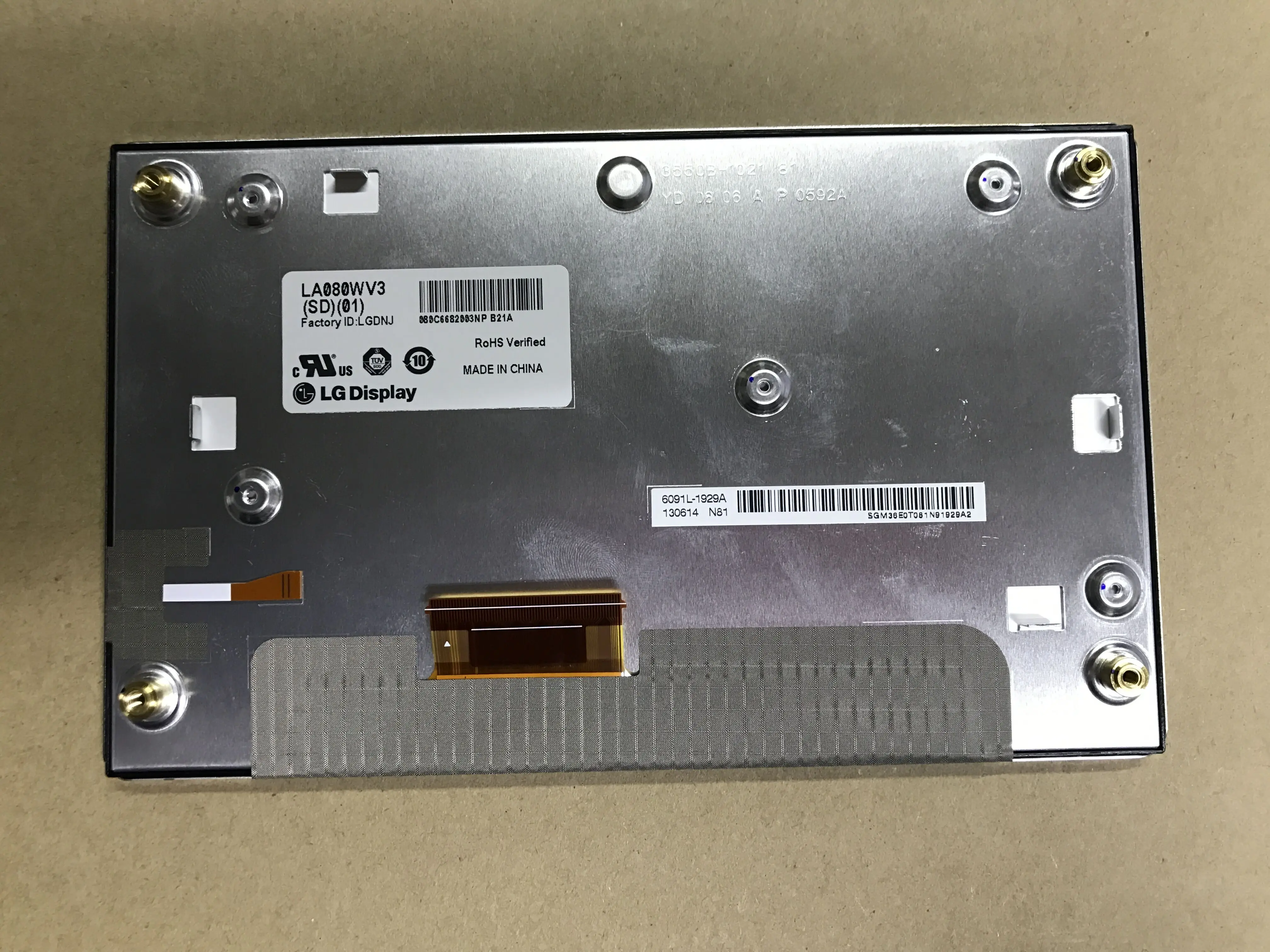 Original new LA080WV3-SD01 LA080WV3(SD)(01) LA080WV3 SD 01 LCD SCREEN DISPLAY PANEL without touch screen