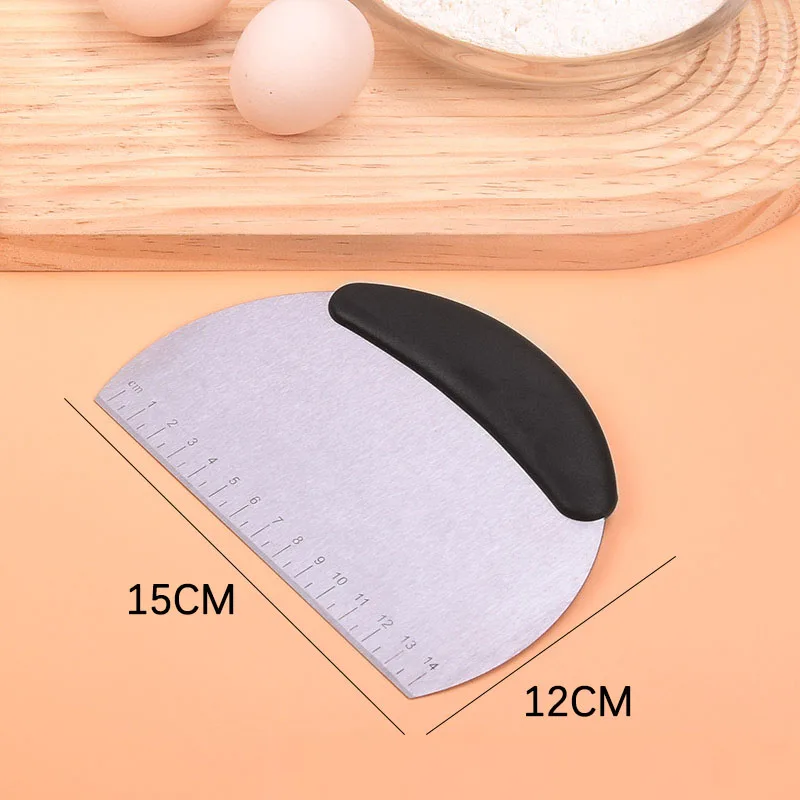 Multi-purpose Stainless Steel Scraper Chopper Dough Scraper Pizza Dough Cutter Kitchen Tools