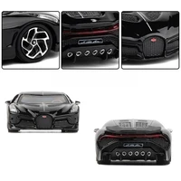 1:64 Bugatti La Voiture Noire Toy Car 1/64 JKM Vehicle Miniature Model Free Wheels Diecast Zinc Alloy Metal Collection Gift 2