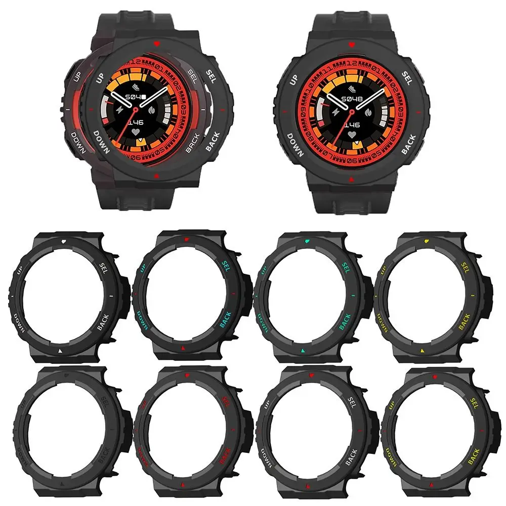 PC Protective Case Amazfit Active Edge Smart Watch Strap Anti-Scratch Screen Protector Frame Full Cover Shell Bumper apple watch screen protector,watch screen protector case,watch screen protector,apple watch screen protector case,watch protective case,watch cover,watch protective cover,apple watch case,tpu protective case,bumper protective case