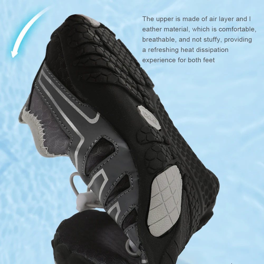 Water Shoes Lightweight Aqua Shoes Quick Dry Diving Sneakers Non-slip Ergonomic Hiking Shoes Breathable for Outdoor Beach