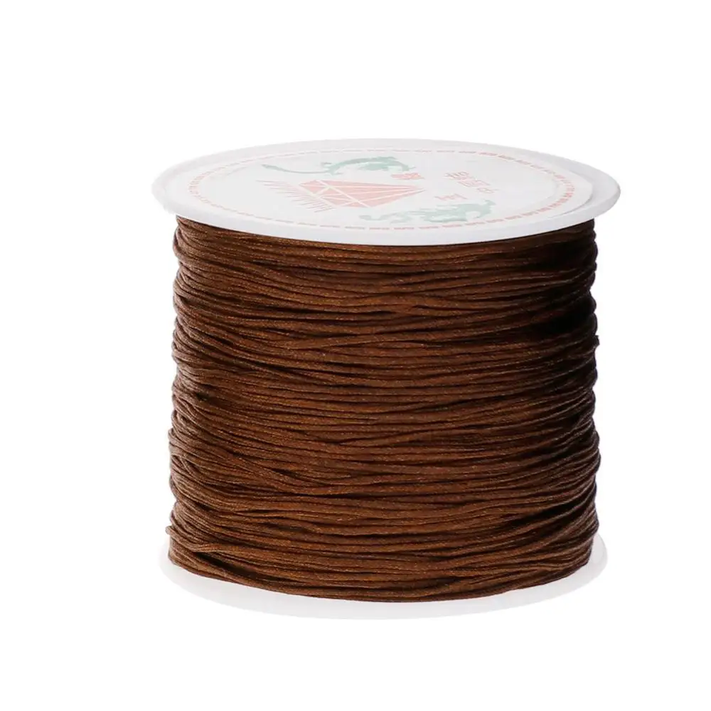 45M Nylon Braided Macrame Cord - 0.8mm Multicolor String