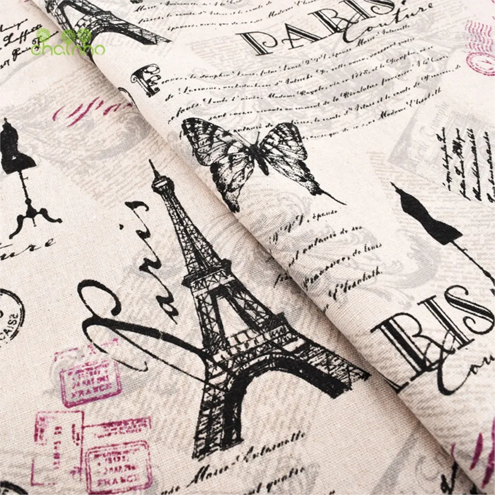 Printed Cotton Linen Fabric 2 Kinds Size cotton craft fabric,cotton fabric,craft fabric,fabric material