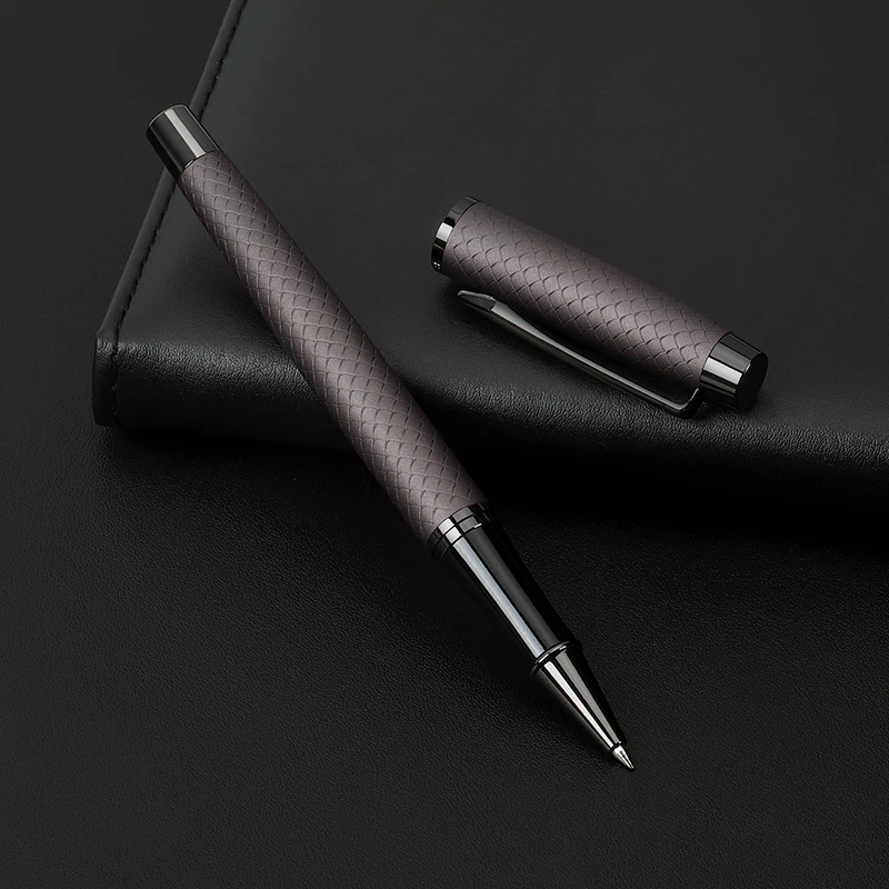 BAOKE T28 Coffret cadeau stylo roller 0,5 mm, comprend 1 stylo, 2 recharges, paquet exquis, stylos d'écriture lisses