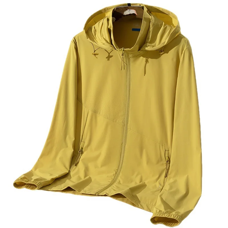 

Мужская Солнцезащитная одежда L-8XL для лета, новое тонкое дышащее большое мужское модное пальто для рыбалки