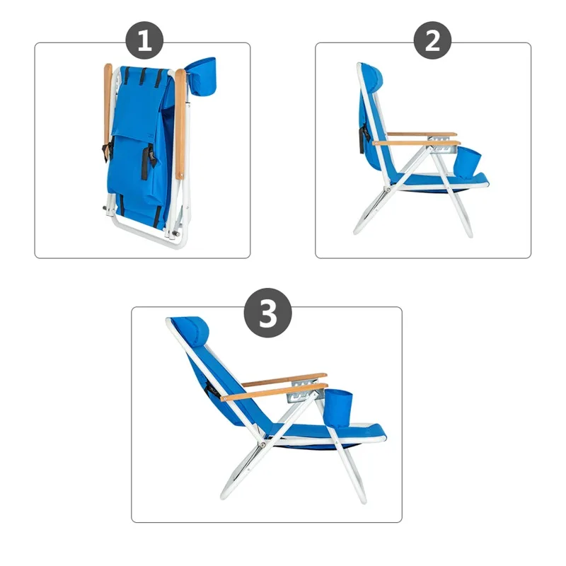 Portable High Strength Beach Chair 4